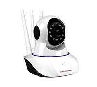 Caméra IP HD 720p sans fil LED infrarouge IR LAN motorisée Wi-Fi - avec 2 antennes