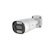 Caméra IP PoE de type bullet, 4 MP, audio, boîtier métallique, vision nocturne en couleur, sirène, IP66