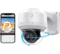 Caméra IP PTZ, zoom optique 12x, vision nocturne, 1 unité, résolution 4K, alimentation PoE