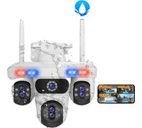 Caméra IP, résolution de 35 Mpx, zoom optique 10x, 35 Mpx, SANS carte SD-1, prise européenne