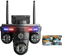Caméra IP, résolution de 35 Mpx, zoom optique 10x, 35 Mpx, SANS carte SD, prise européenne