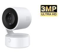 Caméra IP WiFi, résolution 5 MP, angle de vision de 360°, caméra 3 MP, prise européenne