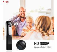 Caméra miniature 1080p, mini caméra de surveillance alimentée par batterie pour un enregistrement continu, caméra de sécurité Full HD sans