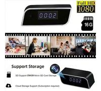 Caméra miniature 2 en 1, mini-réveil sans fil, caméra miniature HD 1080p 120°, enregistrement en boucle, détection de mouvement à distance, vision nocturne et surveillance à distance. (Équipée d'une c