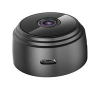 CAMERA MINIATURE Wi-Fi 1080p vision nocturne support magnétique convient pour la maison le bureau et l'extérieur noir