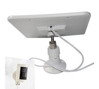 Caméra panneau solaire avec fonction de charge rapide avec fixation | Chargeur USB 20 W pour caméras de surveillance pour entrée de maison, arrière-cour, allée, jardin, chantier, garage