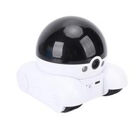 Caméra pour Animaux de Compagnie Mobile avec Roues, Robot de Caméra à Double Lentille 1080p avec Conversation à 2 Voies, Télécommande, Une Utilisation clé