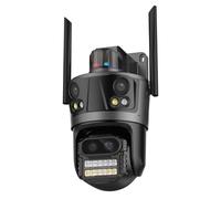 Caméra RobiCam QuadView, 12 Mpx, caméra Wi-Fi à 4 objectifs, suivi par IA, panoramique à 180°