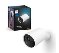 Caméra sans fil - Philips Hue - Secure - HD 1080P - Intérieure ou extérieure - Contrôle avec une seule application - Blanc