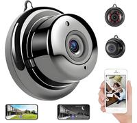 Caméra sans prise ultra-invisible 2026, HD 1080p, petite caméra cachée sans fil, grand angle de 170 °, longue durée de vie de la batterie, sans fil, sans fil, caméra de sécurité intérieure portable