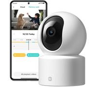 Caméra Smart C301 2K 3MP PTZ 360° Vision Nocturne Couleur Détection IA Audio Bidirectionnel
