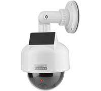 Caméra solaire Speed Dome factice avec LED rouge clignotante et objectif