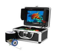 Camera sous Marine Peche, Moniteur 7 Pouces Appareil Photo Fish Finder 1000TVL Caméra étanche Câble 15m pour Pêche sur Glace, en lac et en Bateau (30M)