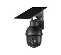 ANRAN Q03 Caméra Surveillance 2K 3MP WiFi Extérieure sans Fil Solaire, 360° PTZ Vision Nocturne Couleur PIR-Q03 Noir