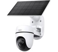 Tapo Caméra de surveillance TC90 + panneau solaire – panoramique, 2K QHD, Wi‑Fi, vision nocturne