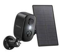Caméra surveillance sans fil 2K extérieur batterie solaire rechargeable détection de mouvement PIR vision nocturne couleur