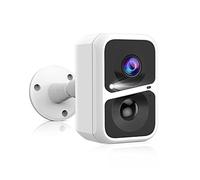 Camera Surveillance sur Batteries Rechargeable 1080P Caméra de Surveillance WiFi Exterieure sans Fil Batterie de 5200 mAh,avec Détection PIR,Vision Nocturne,Alarme Sonore et Lumineuse