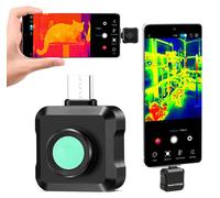 Caméra thermique pour Android, super-résolution TISR 320 x 240, fréquence de rafraîchissement de 25 Hz ; caméra thermique infrarouge pour smartphone et tablette, résolution IR 160 x 120, plage de temp