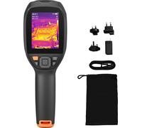 Caméra thermique SucceBuy avec TISR super résolution 512 x 384, caméra thermique avec caméra visuelle 2MP, résolution IR 256 x 192, fréquence de rafraîchissement 25 Hz, plage de température de -20 °C