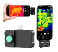 Caméra Thermique-VEVOR-pour Android et iOS Super Résolution TISR 512x384 Imageur Thermique Infrarouge 256x192