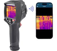 Caméra thermique VOLTCRAFT WB-420 -20 à 550 °C 256 x 192 Pixel 25 Hz appareil photo numérique intégré, Écran tactile, WiFi, Résiste à une chute de 2 m