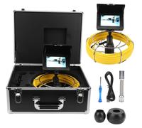 Caméra vidéo industrielle portable de 5 pouces (17 mm) pour l'inspection des canalisations et des conduites, étanche IP68, équipée de 8 LED (F5P1720M)