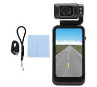 Caméra vidéo numérique 5K, 48 MP HD, enregistreur de poche sans fil avec écran tactile IPS rotatif de 3,5 pouces, idéal pour les voyages