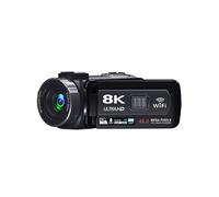 Caméra vidéo numérique 8K portative - 64MP - Télécommande pour extérieur