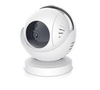 Caméra Wi-Fi Full HD Ecolite avec enregistrement sur carte SD, rotation à 350°, audio bidirectionnel, port RJ45, vision nocturne DT2858
