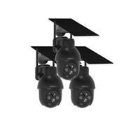 caméras de surveillance, 2K 3MP HD detection Humain PIR, application gratuite CloudEdge ou ANRAN, noir, Q3