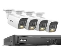 Caméras de surveillance, résolution 12 MP, kit NVR 8 canaux, NVR 8 canaux avec 4 caméras, Aucune