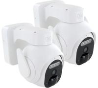 Caméras extérieures - DIO CONNECTED HOME - Lot de 2 - Rotatif - Batterie - 3MP