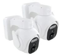 Caméras extérieures - Lot de 2 - Rotatives - Batterie - 3 MP G