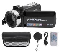 Caméscope avec caméra vidéo, écran TFT rotatif de 3 pouces, 1080p, 30 MP, zoom numérique 18x et éclairage d'appoint, USB, idéal pour les voyages et les mariages