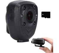 Caméscope de poche avec vision nocturne 1080p, 55 heures d'enregistrement vidéo - sécurité personnelle, patrouille de police