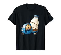 Camion de Lait de Conduite de Biscuits Mignons pour Les Amoureux des Enfants T-Shirt