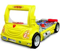 Camion Voiture Camion Enfant Lit Lit Jeune Lits Meubles Enfants Nouveau Jaune