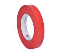 Camlab 1151382 ruban pour étiqueteuse, 3/10,2 cm Large, 5 486,4 cm (55 m) de long, Rouge