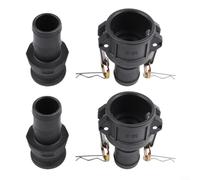 Camlock Paire de raccords 1-1/2 C femelle avec adaptateur E mâle pour une connexion rapide et sécurisée dans les systèmes pneumatiques liquides