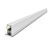 Cammeciso Bas de Porte Automatique Robuste Boudin de Porte Butoir Porte Encastré Alliage D'aluminium pour Portes Bas de Porte Automatique Plinthe Automatique Pose encastrée pour Porte