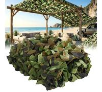 Camouflage Net 3x3m Couleurs de la Jungle 210D Reinforced Shade Sai Camouflage Netting Military for Sun Outdoor Camo Net Hunting Camping Theme Party Decoration Car Covers Various Sizes Colours