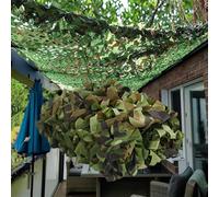 Camouflage Net Camouflage Jungle 10x10m/32.8x32.8ft 2x3m 3x4m 3x5m 4x6m 5x5m Military Hunting Camping Pergola Shade Sail Camo Net for Outdoor Sun Theme Party Decoration Car Covers