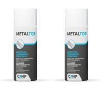 CAMP Metal Top - Protecteur transparent brillant pour métaux, anticorrosion et anti-rayures, vernis hydrofuge, séchage rapide et protection des surfaces, 400 ml (Lot de 2)