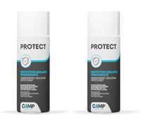 CAMP Protect Spray - Vernis transparent pour bois, métal et plastique, imperméabilisant, restaure et ravive les surfaces, séchage rapide, 400 ml (Lot de 2)