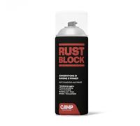 Camp Rust Block Convertisseur de Rouille avec Apprêt Spray - Convertit et Bloque la Rouille, Protecteur, laisse la Surface Prête À Être Peinte,150ml