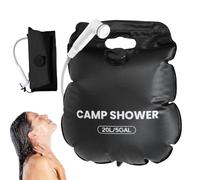 Camp Shower Bag Solar - Sac de stockage d'eau à énergie solaire de 20 L/5 g