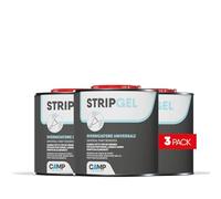 Camp STRIP GEL, Décapant Professionnel en Gel Rapide pour Bois, Fer et Mur, Élimine les Peintures, les Agents D’Imprégnation et les Fonds, Pack 3x750ml