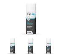 CAMP Zinc Pro Spray, Zinc Galvanisant, Protecteur, Antioxydant, Clair et Brillant, 400 ml (Lot de 4)