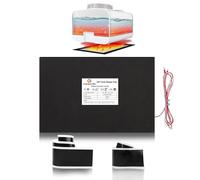 CamperXlite Coussinet de chauffage de réservoir pour camping-car avec thermostat automatique et fort adhésif, 45 cm × 30 cm, 12 V CC, chauffage de réservoir de fosse sceptique parfait pour le