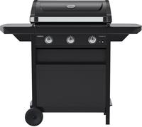 Campingaz 1 Series Compact Gas Barbecue Black 7500W 3 Burners Grill 61x35cm